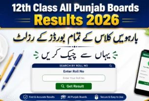 All Punjab Boards 12th Class Result 2026