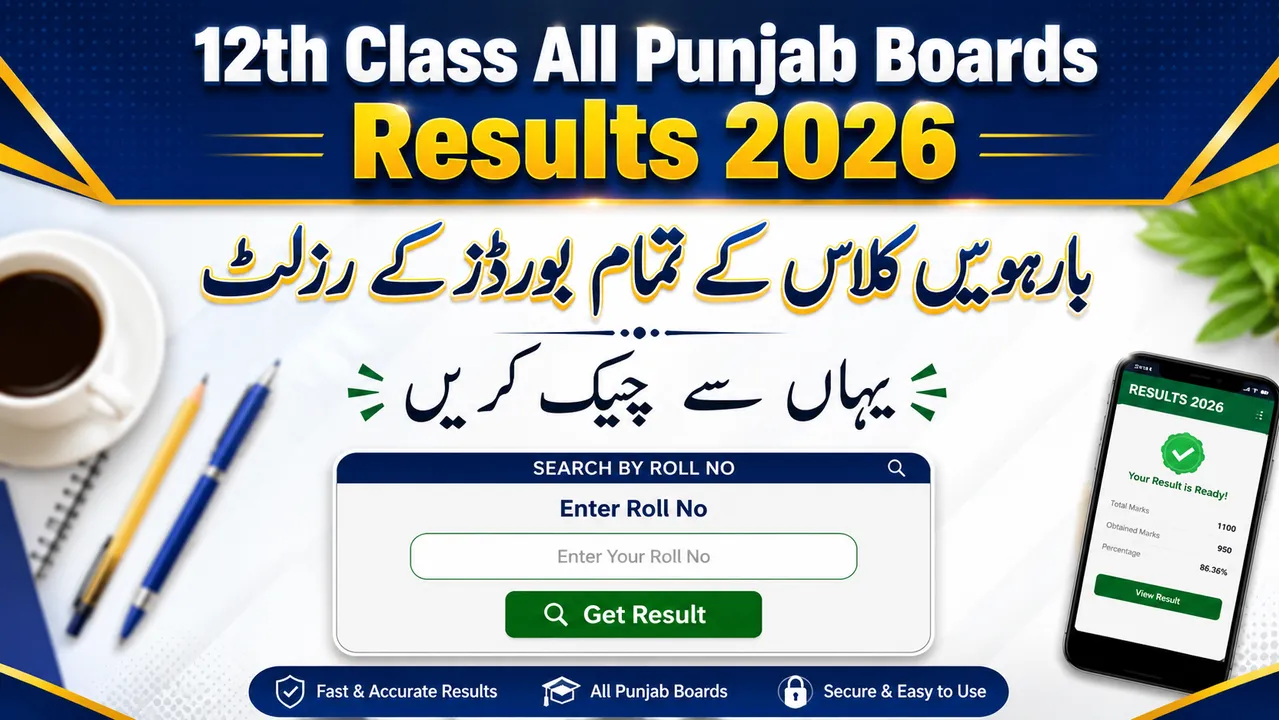 All Punjab Boards 12th Class Result 2026