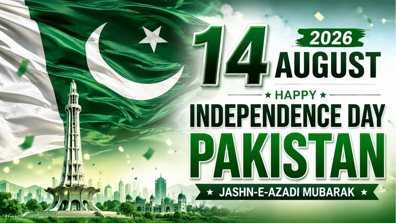 Pakistan Independence Day 14 August 2026