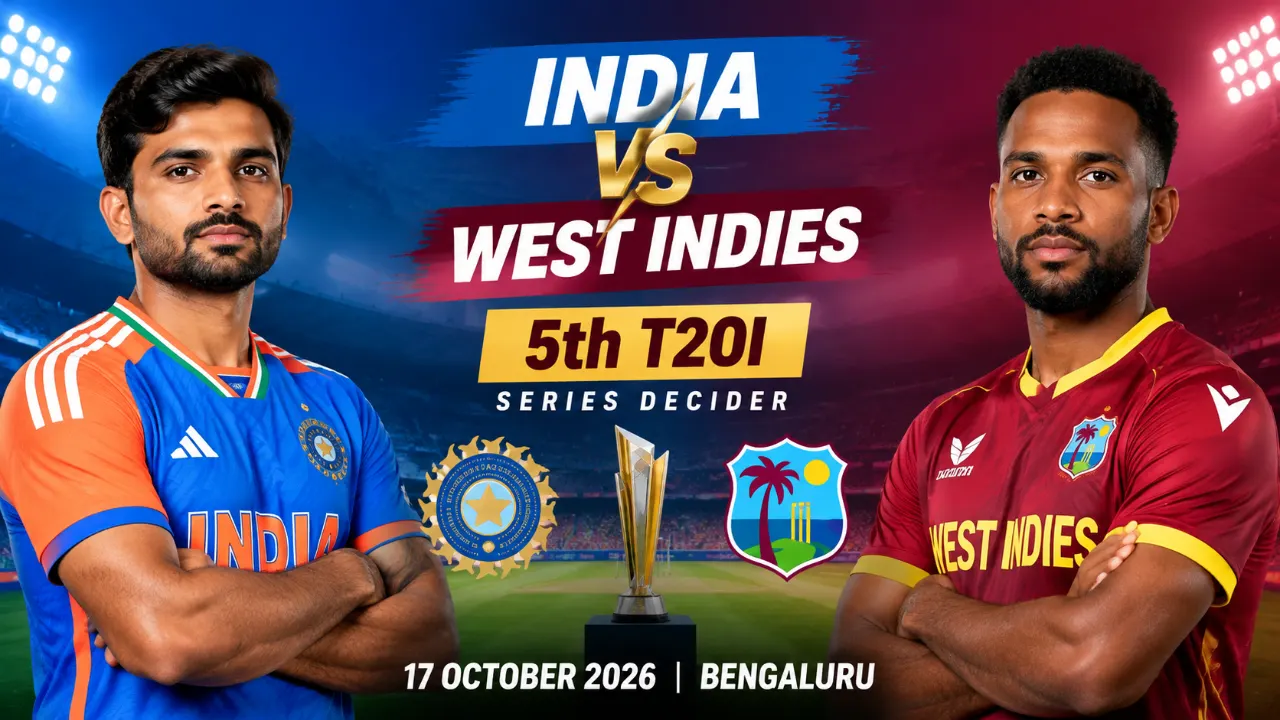 India vs West Indies 5th T20 Match Live Stream